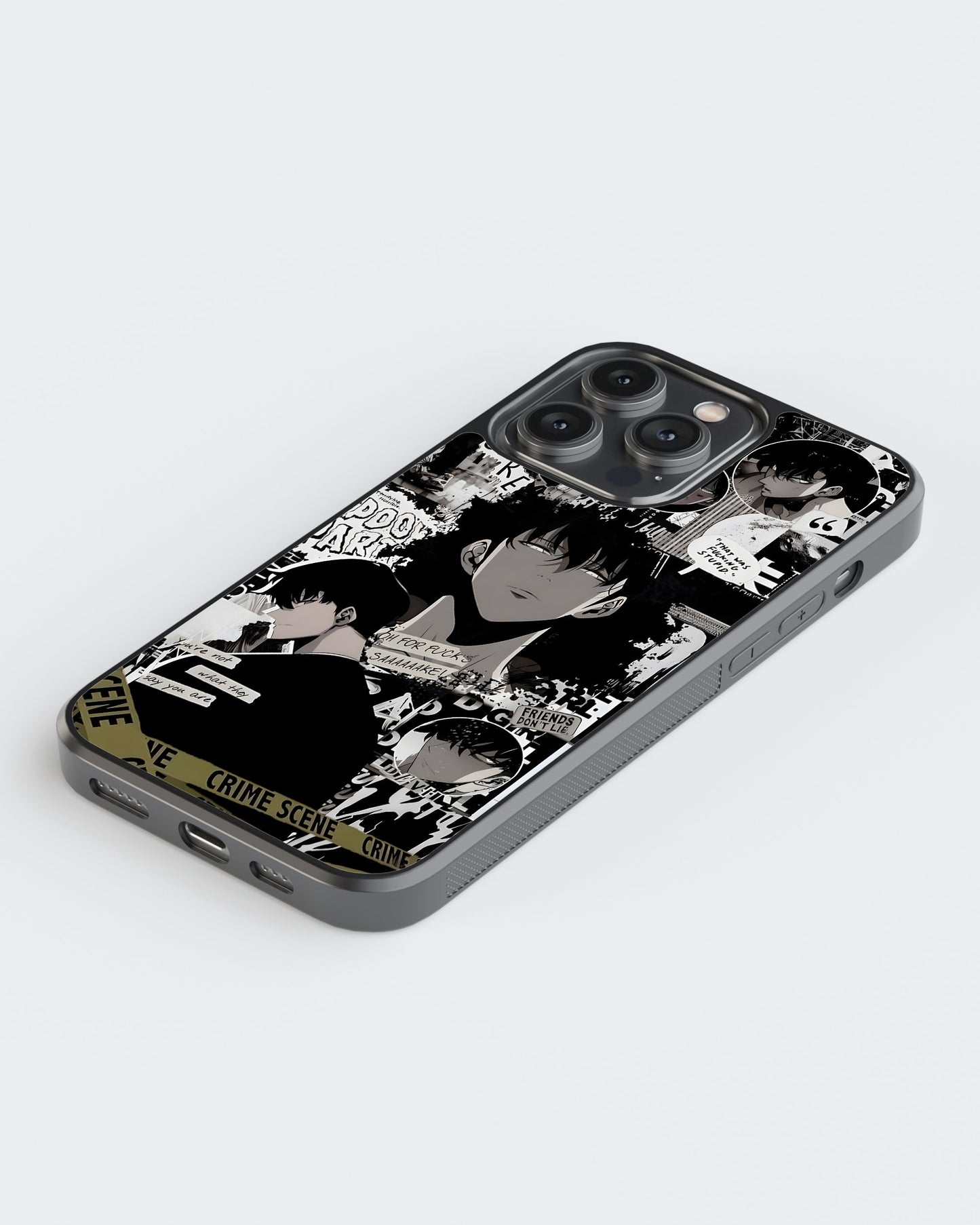 Solo Leveling Glass Mobile Case