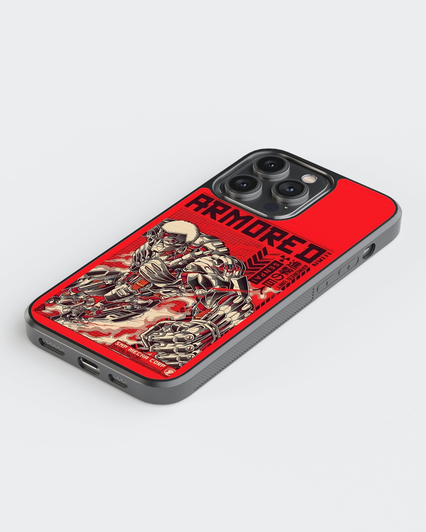 Attack On Titan Glass Mobile Case