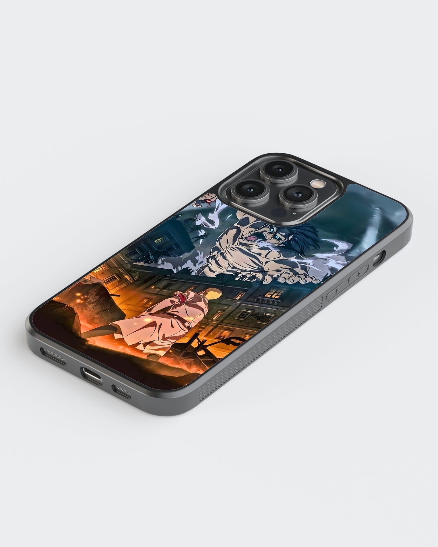 Attack On Titan Glass Mobile Case