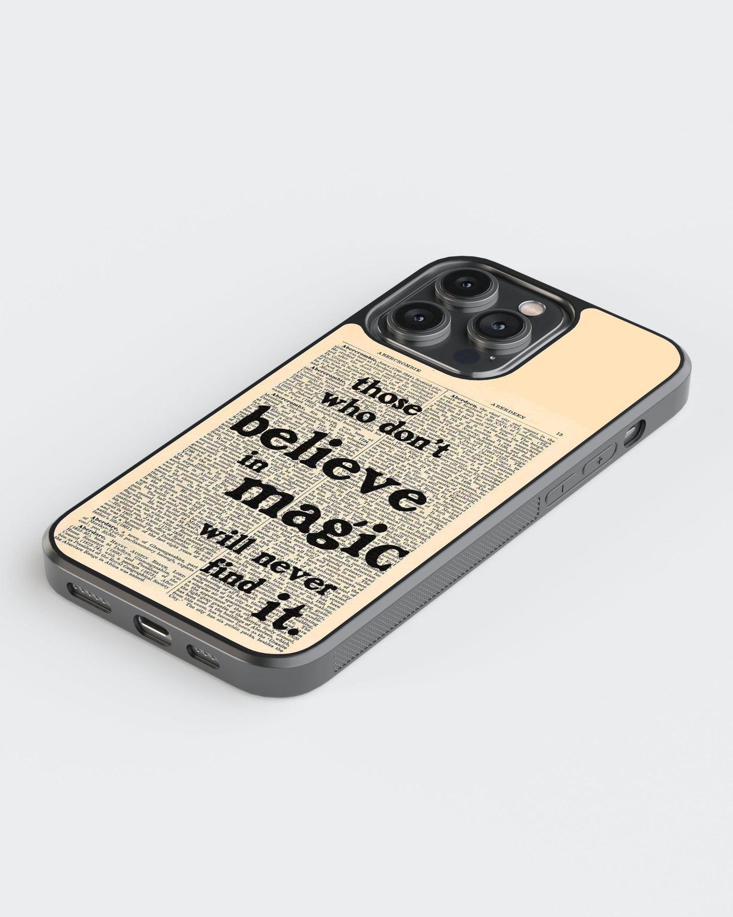 Whispers On Papers Glass Mobile Case