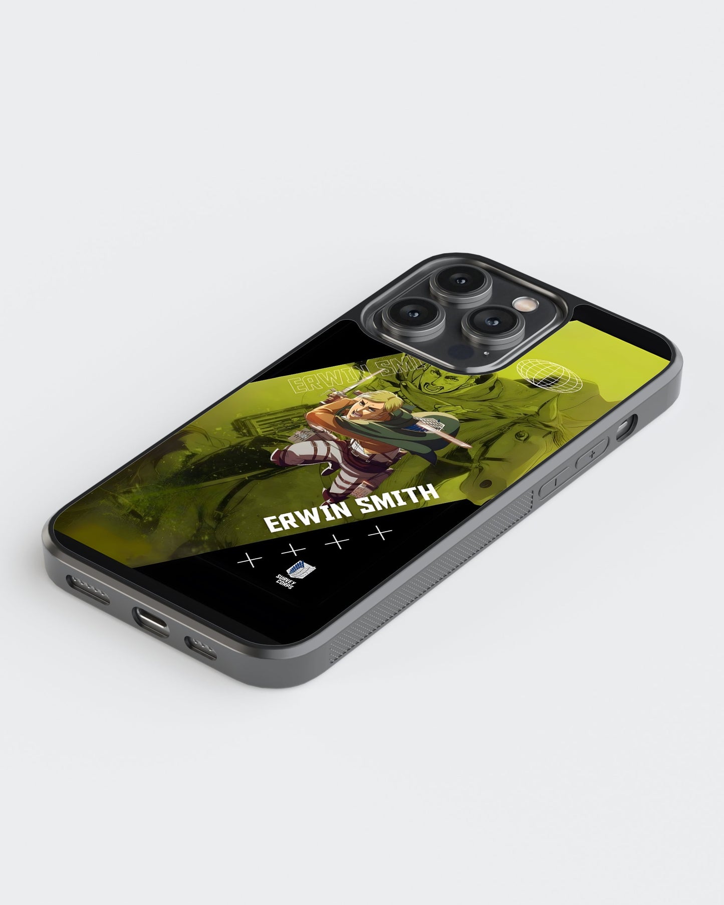 Attack On Titan Glass Mobile Case