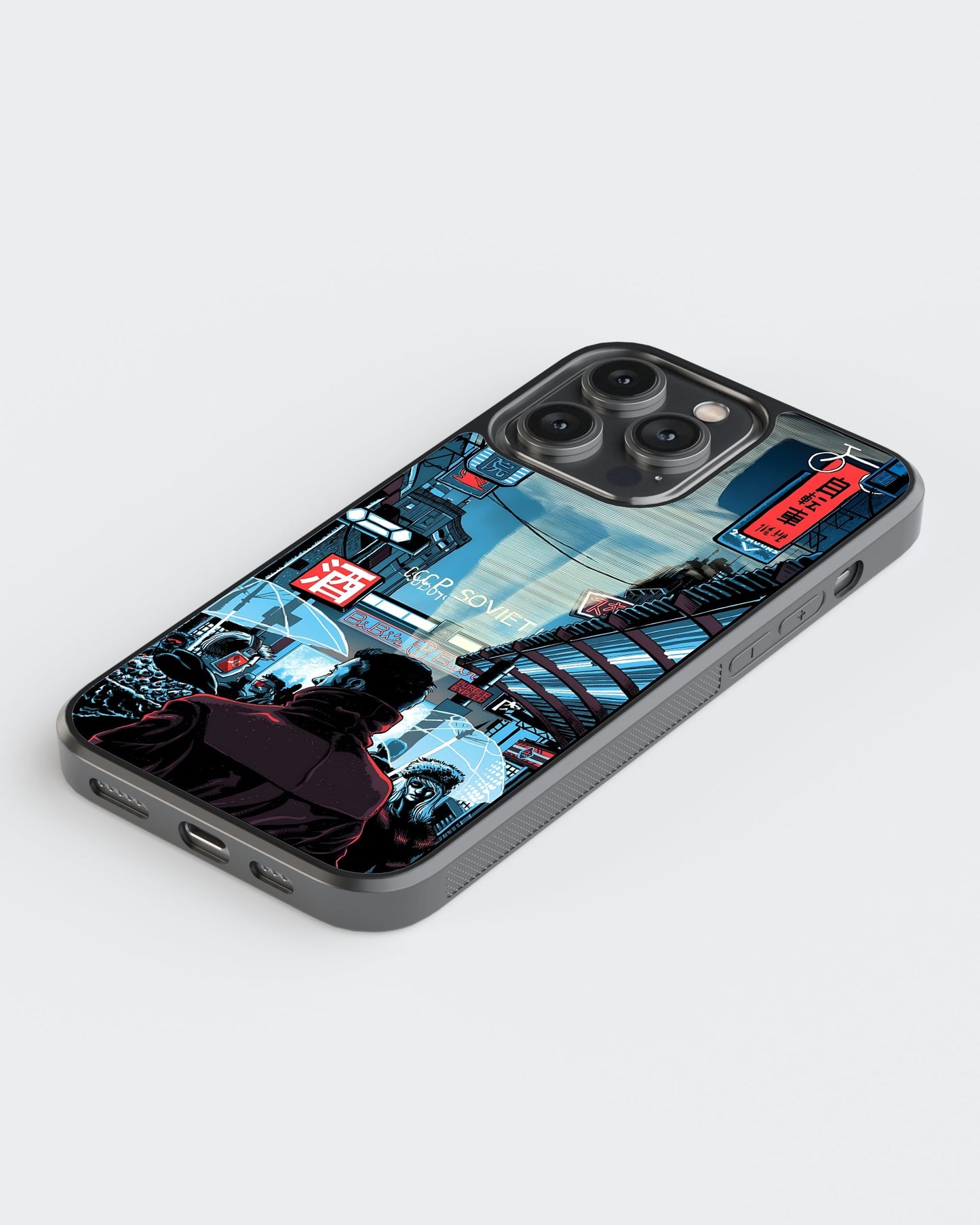 Cyberpunk Glass Mobile Case