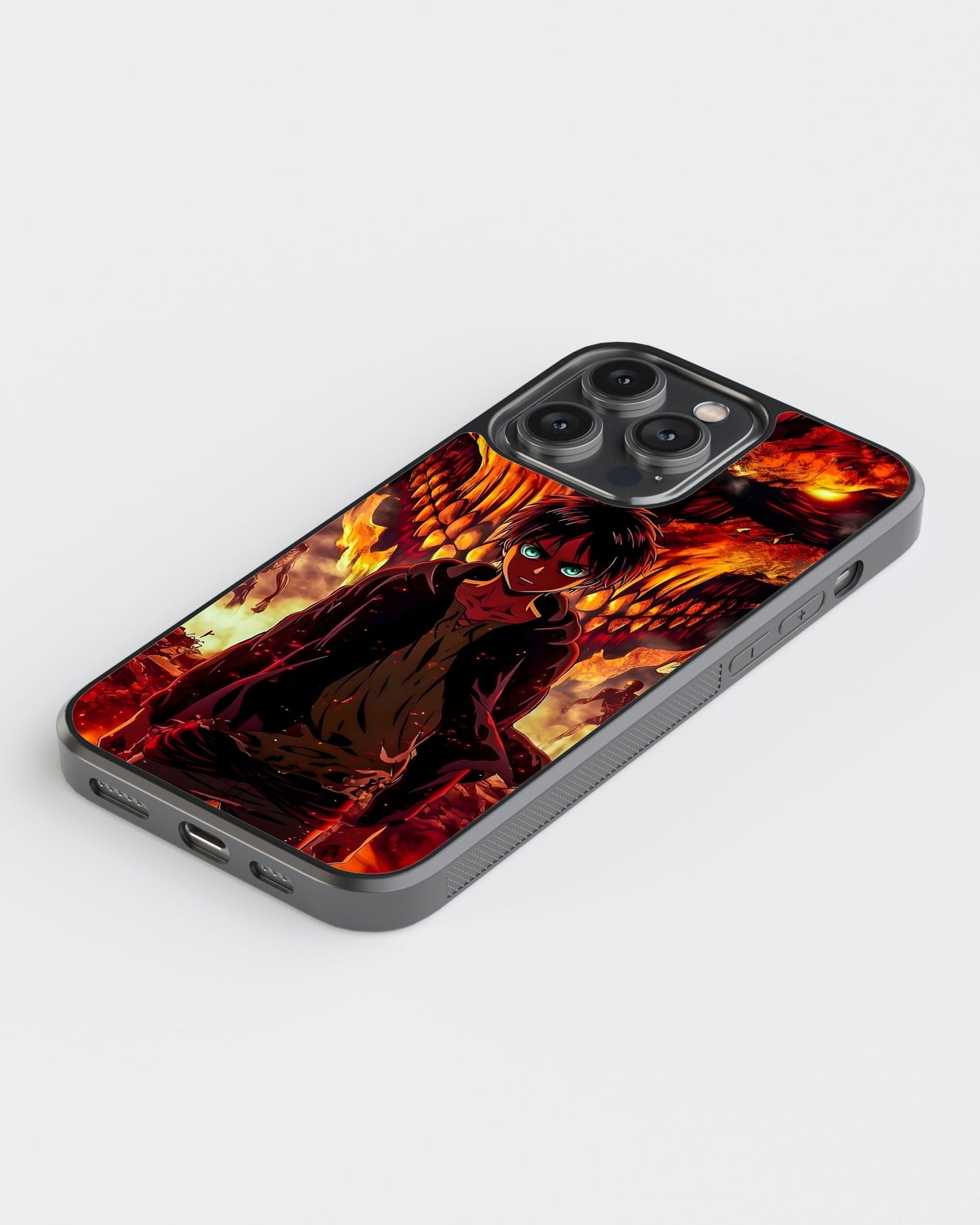 Attack On Titan Glass Mobile Case