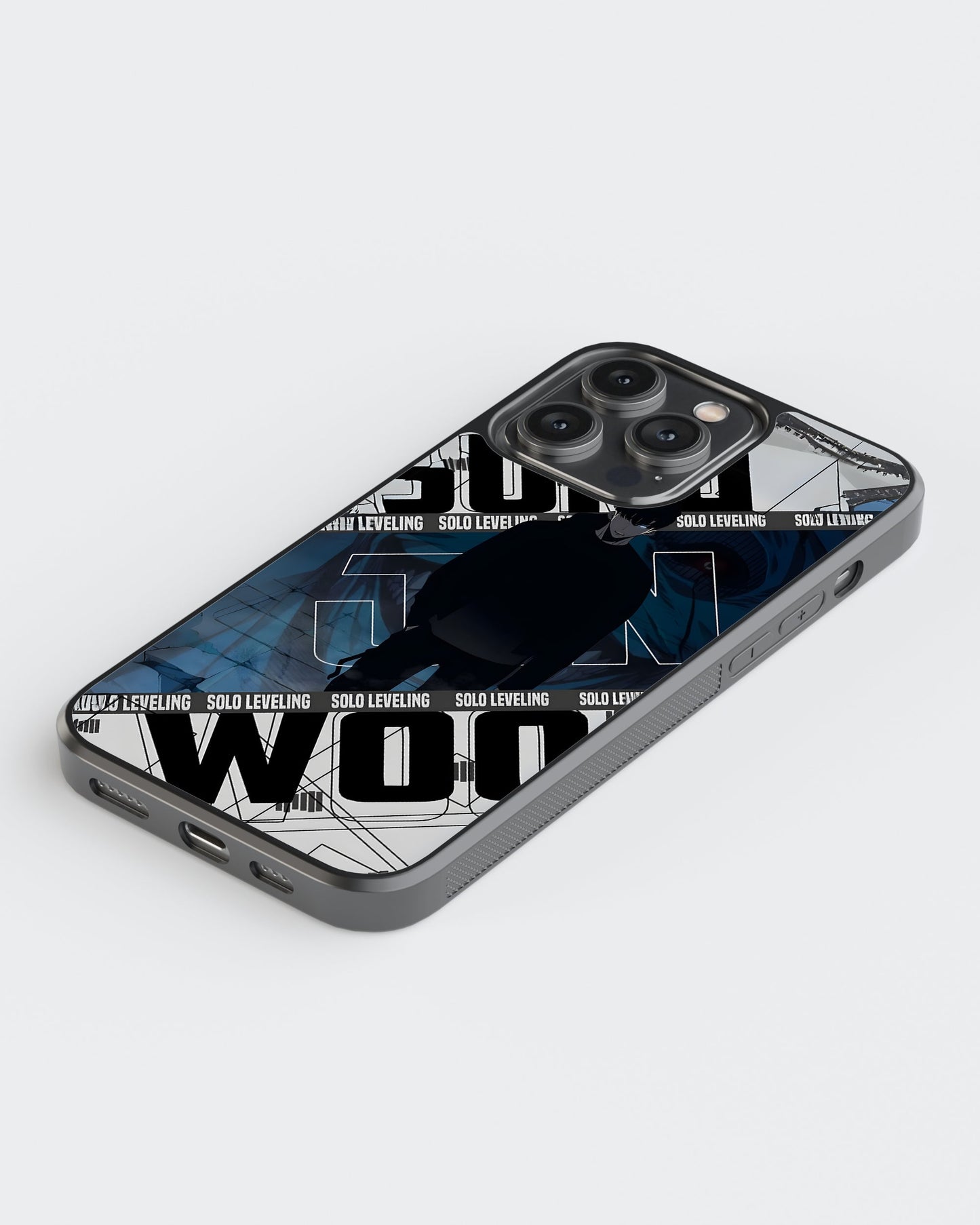 Solo Leveling Glass Mobile Case