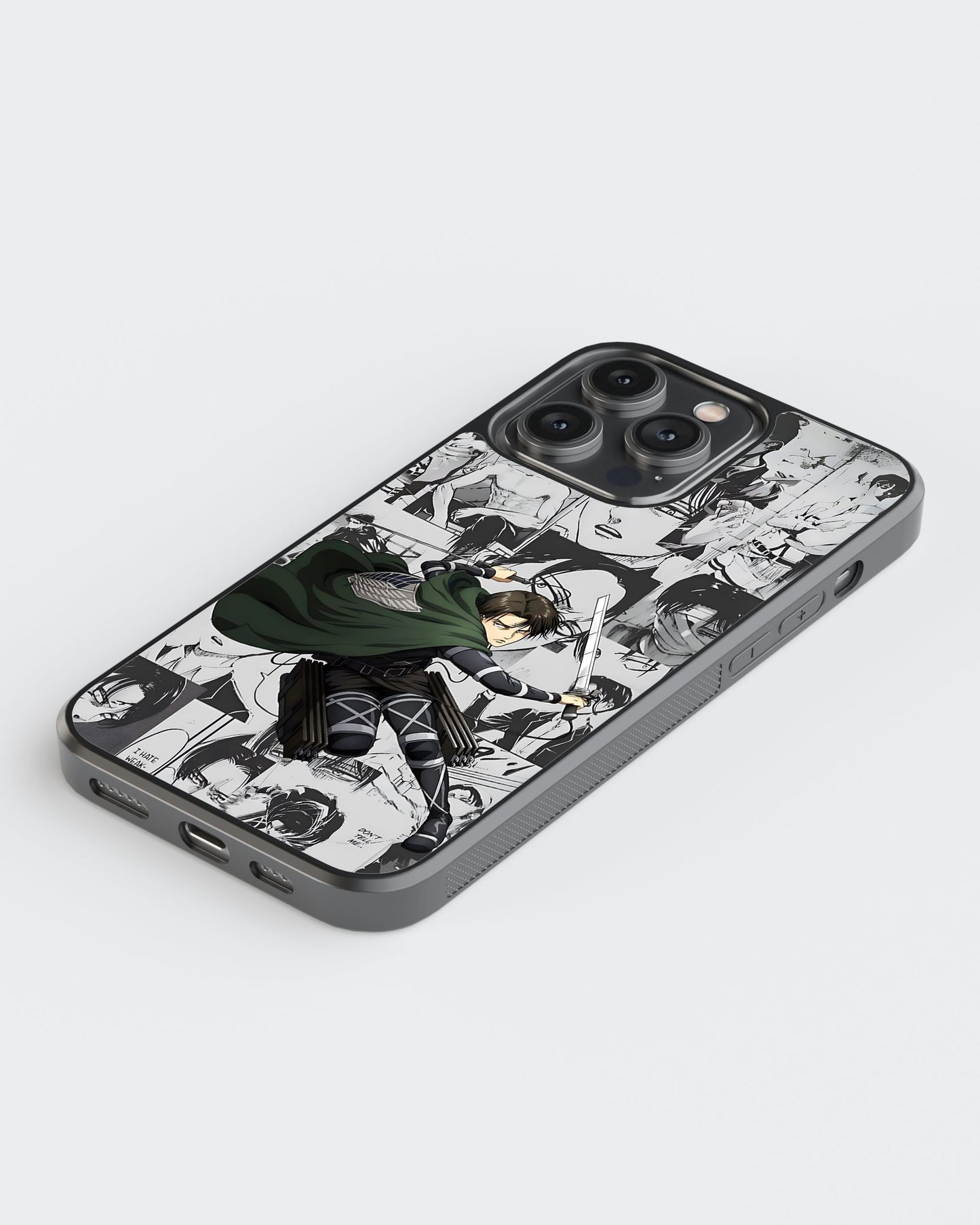 Attack On Titan Glass Mobile Case
