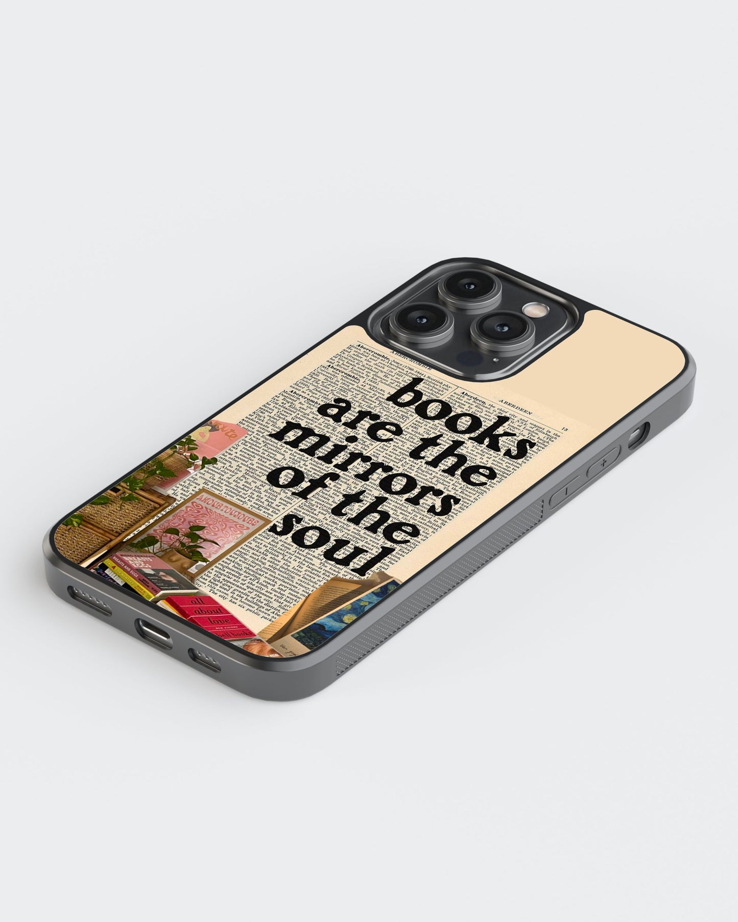 Whispers On Papers Glass Mobile Case