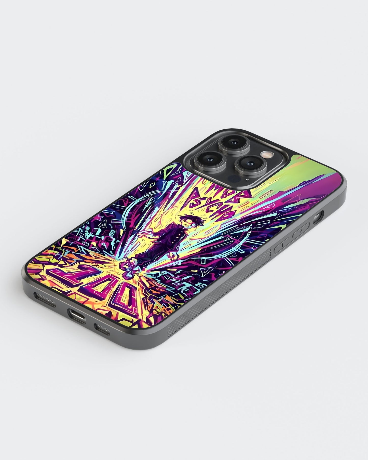 Mob Psycho Glass Mobile Case