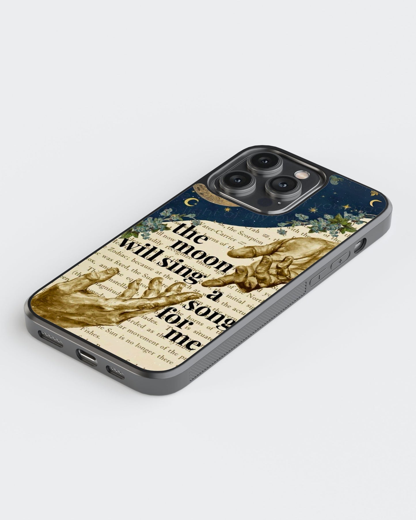 Whispers On Papers Glass Mobile Case