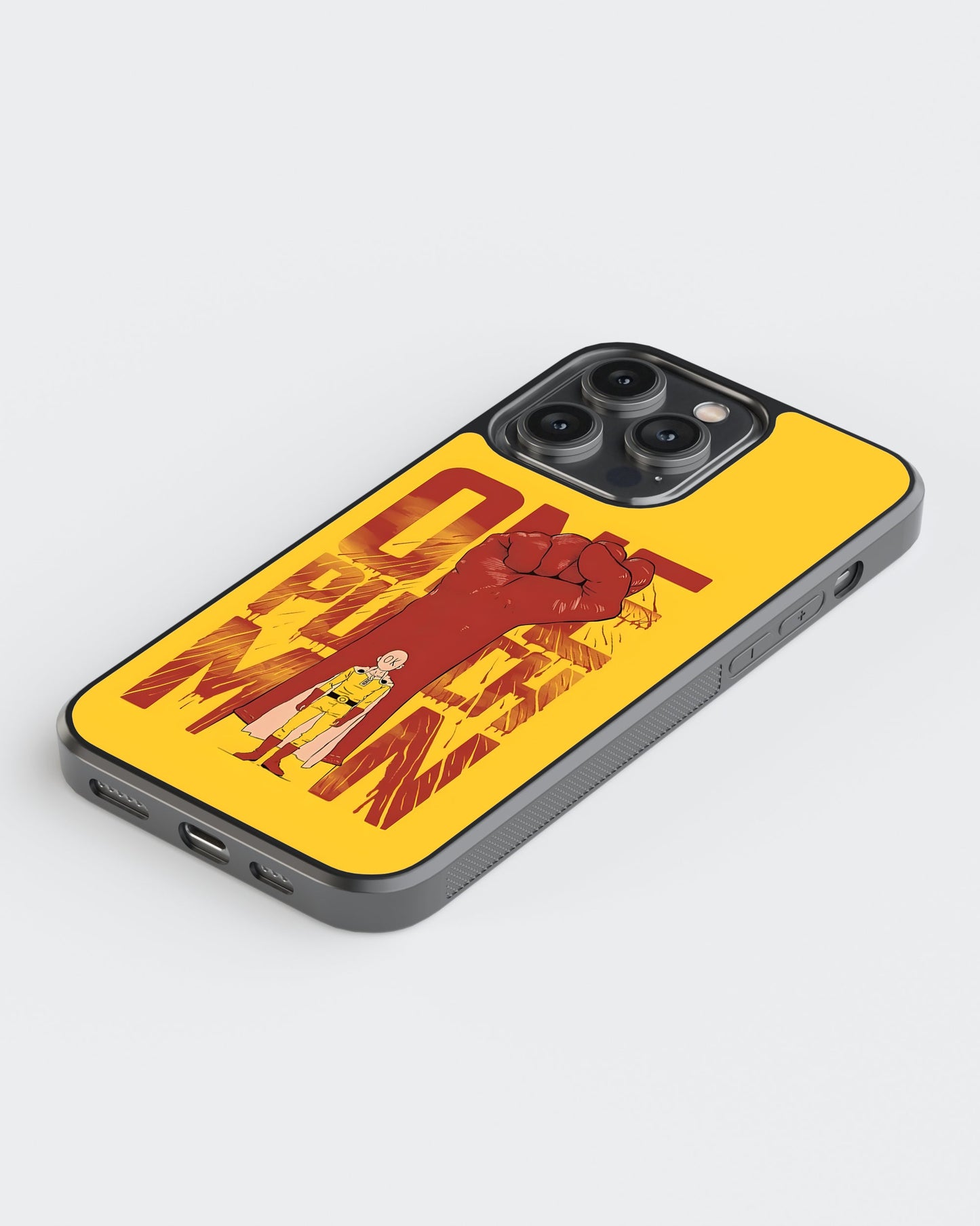 One Punch Man Glass Mobile Case