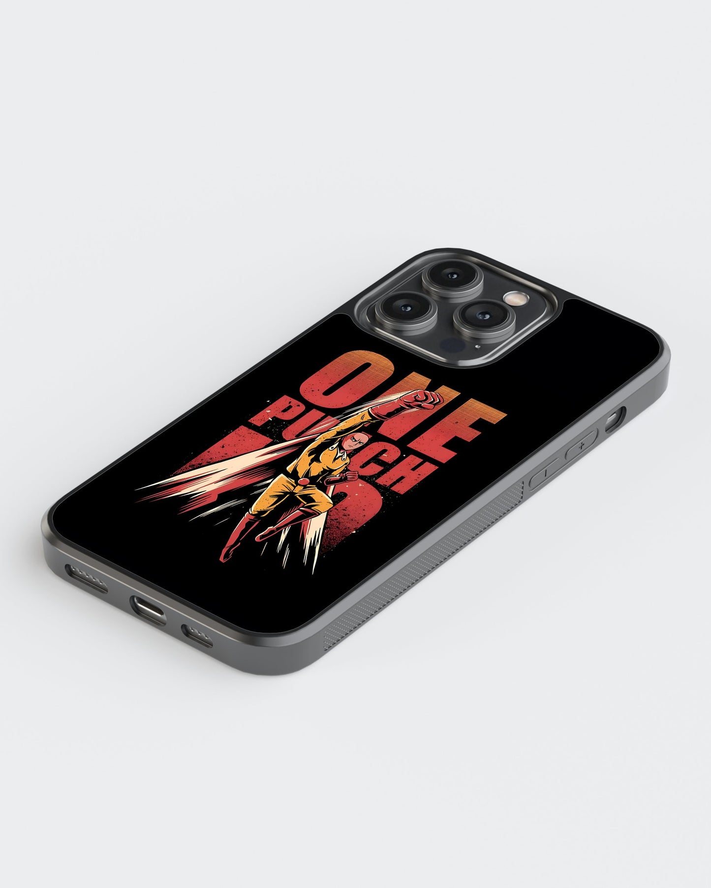 One Punch Man Glass Mobile Case