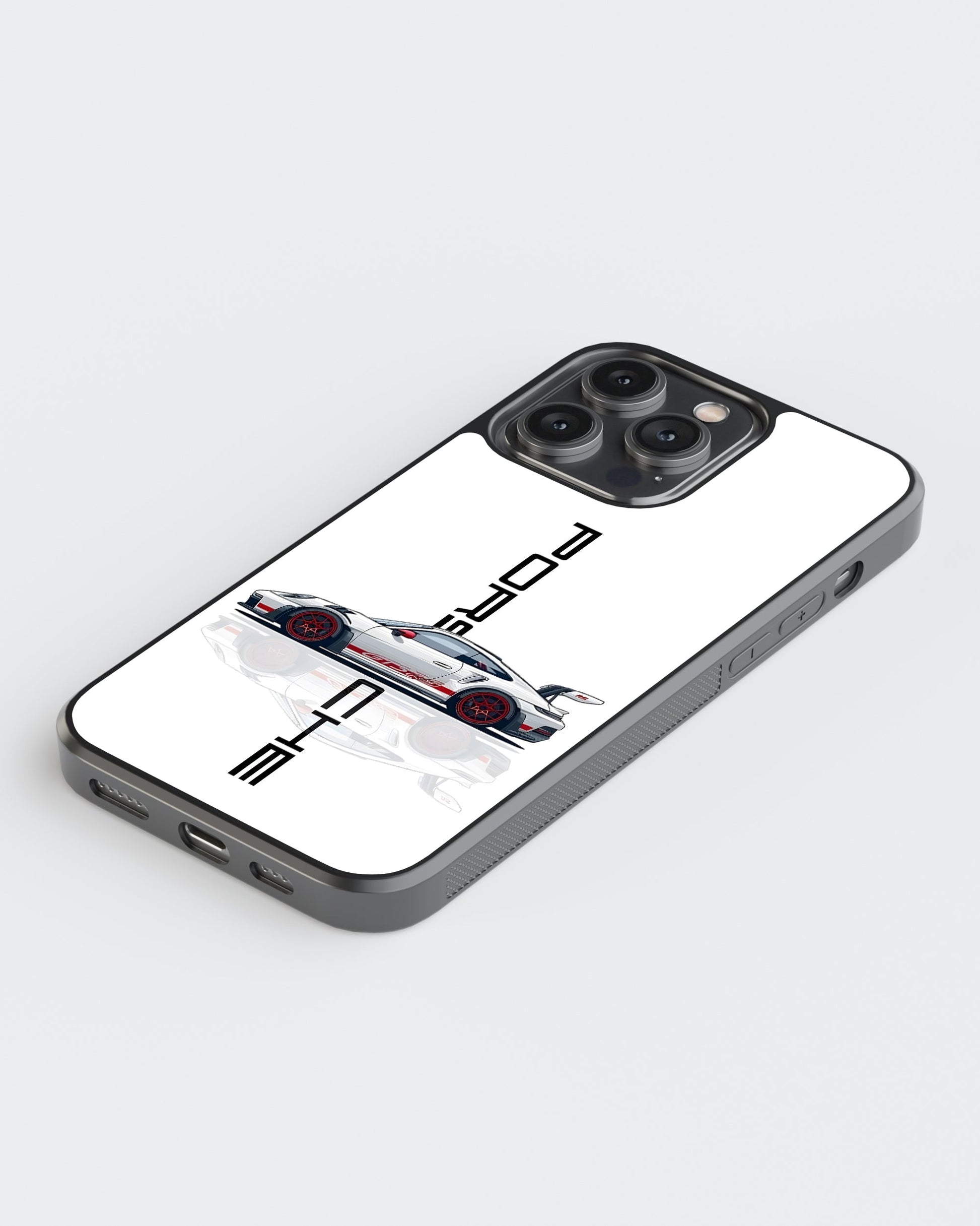 Sports Car Glass Mobile Case