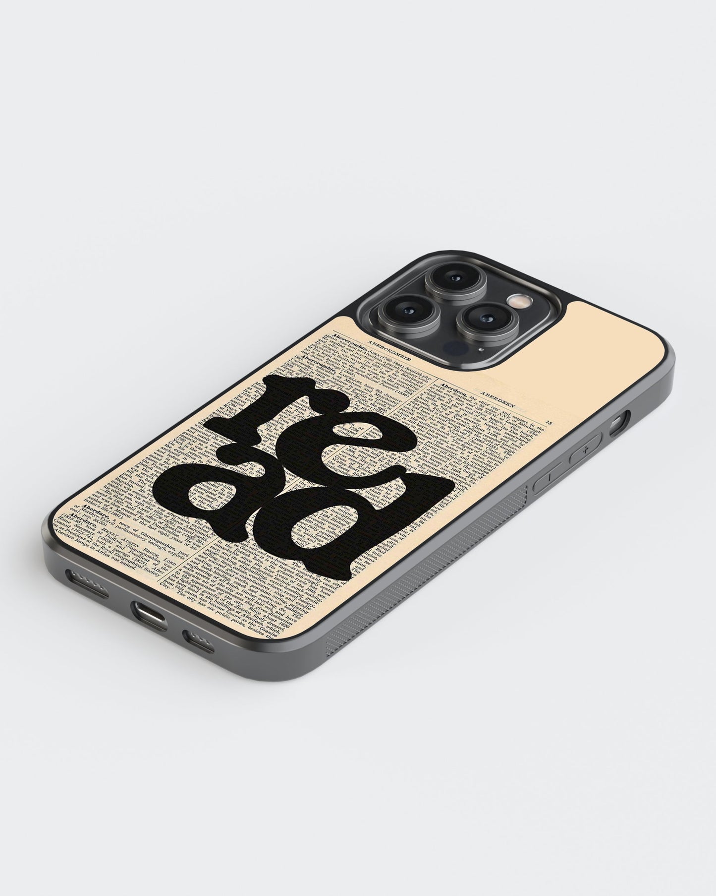 Whispers On Papers Glass Mobile Case