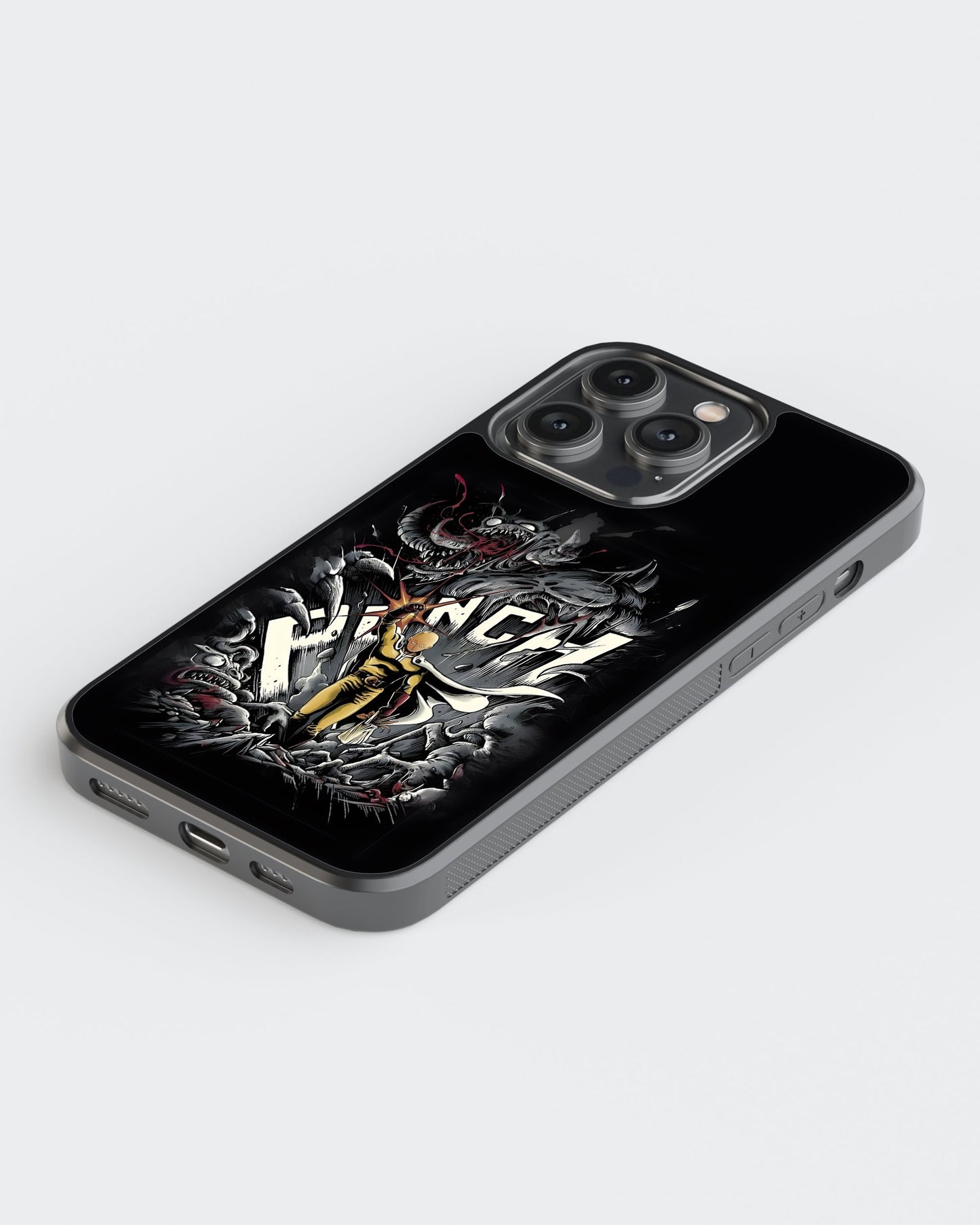 One Punch Man Glass Mobile Case