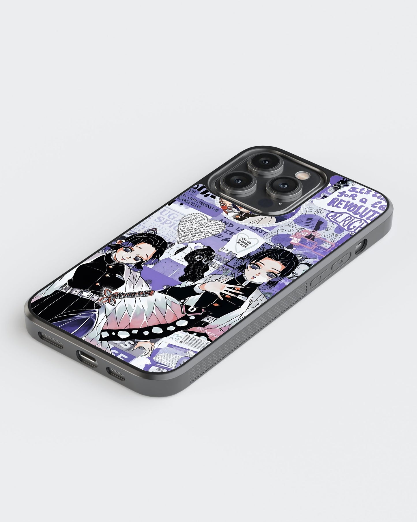 Demon Slayer Glass Mobile Case