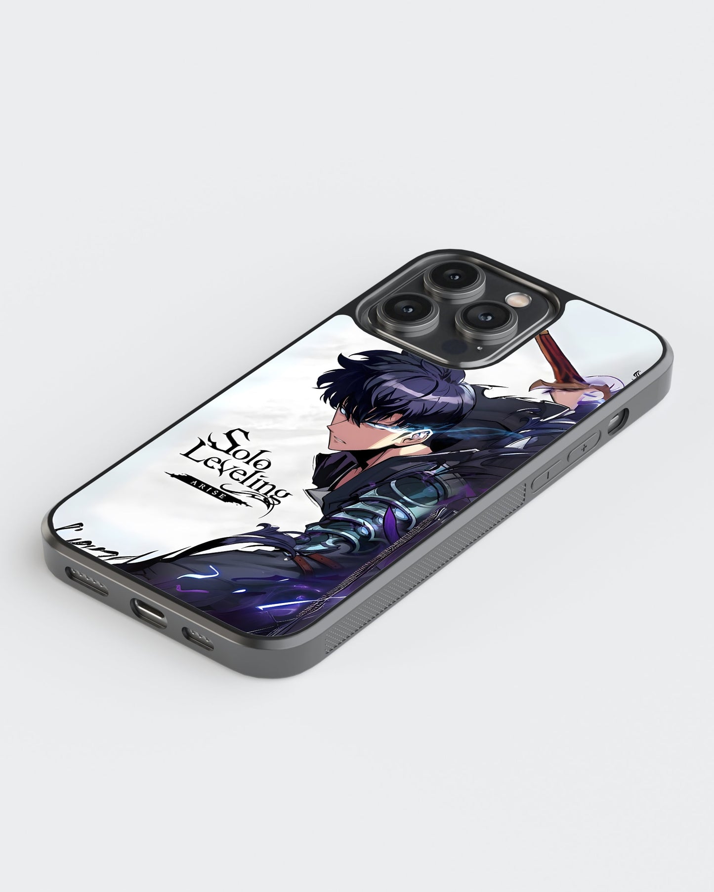 Solo Leveling Glass Mobile Case