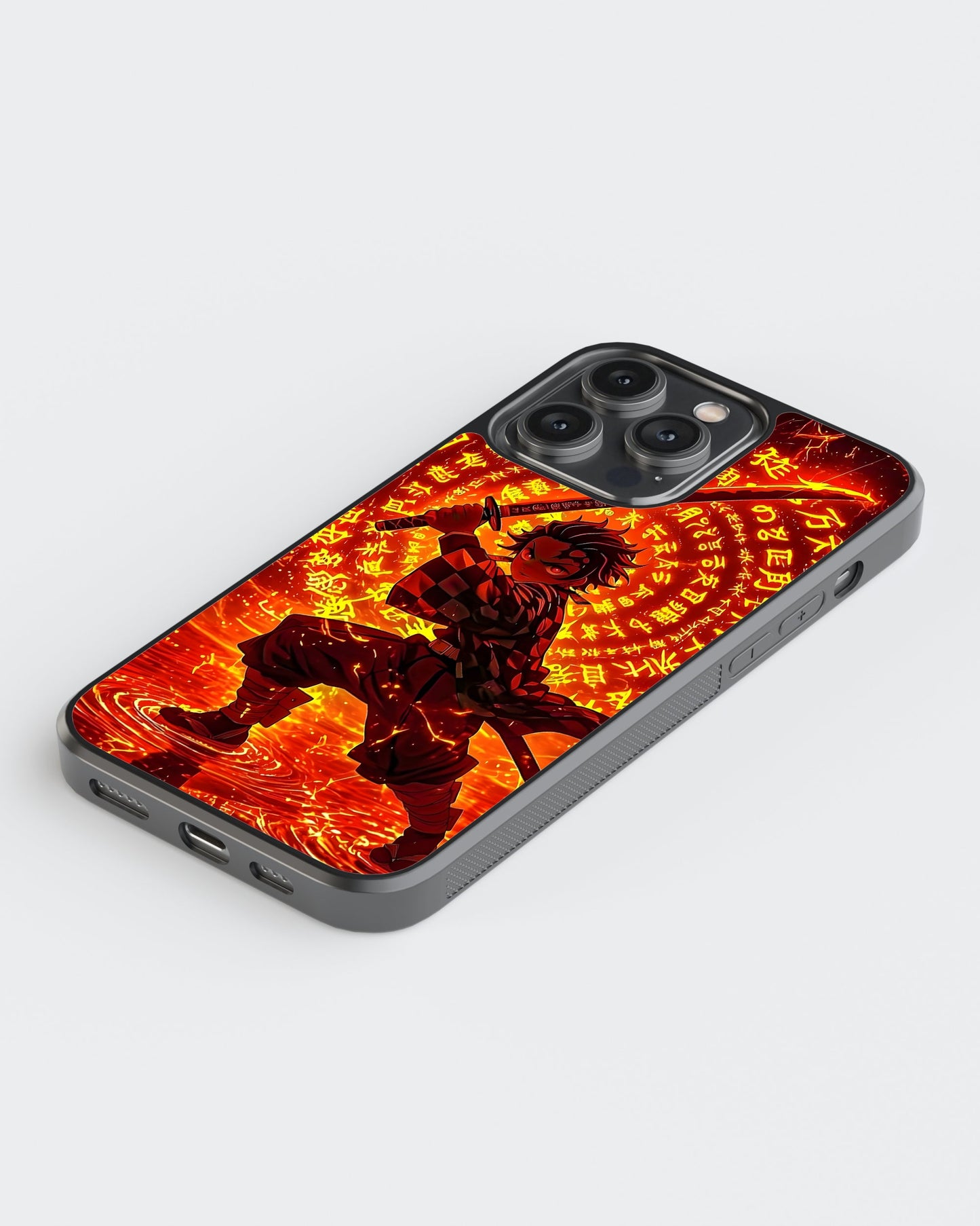 Demon Slayer Glass Mobile Case