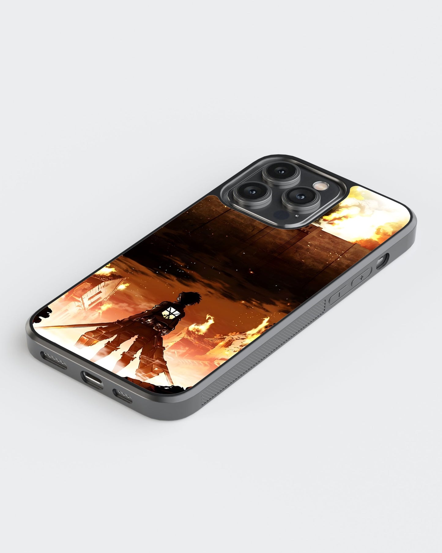 Attack On Titan Glass Mobile Case