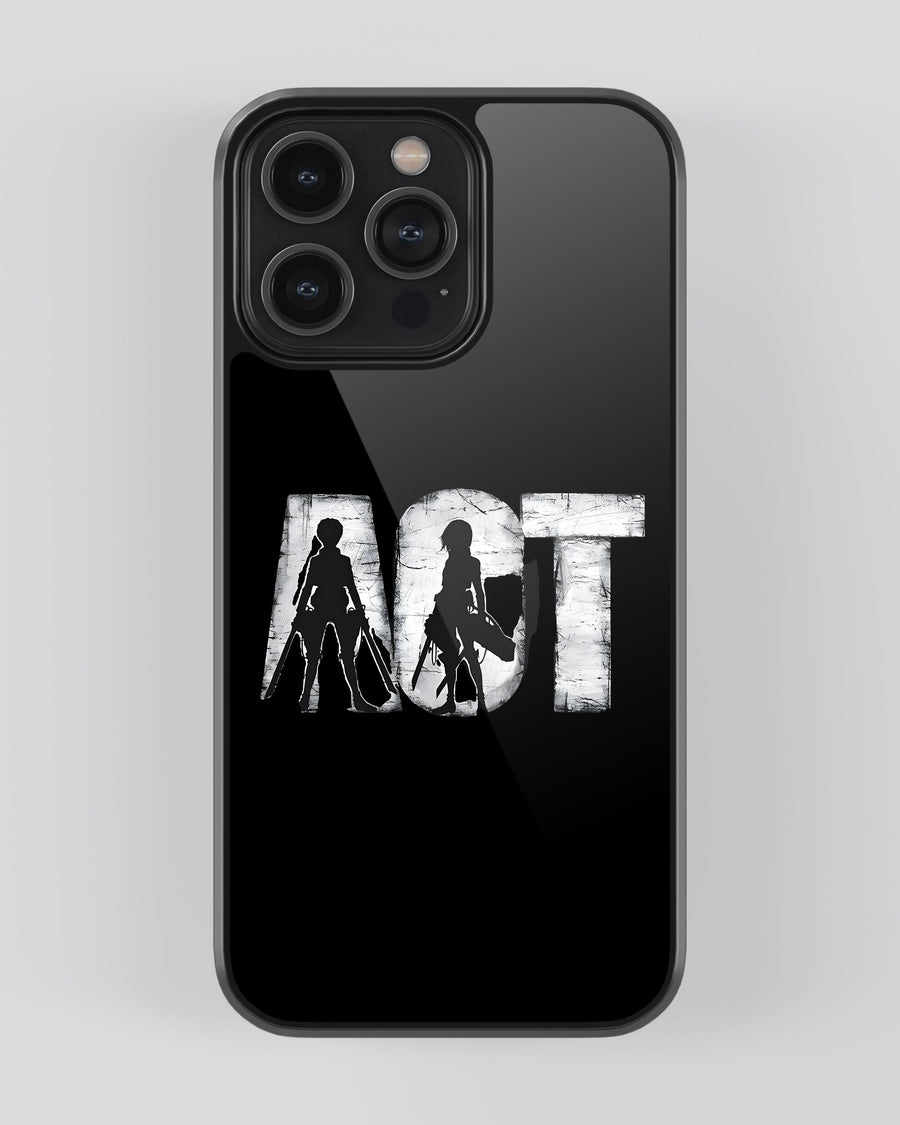 Attack On Titan Glass Mobile Cover