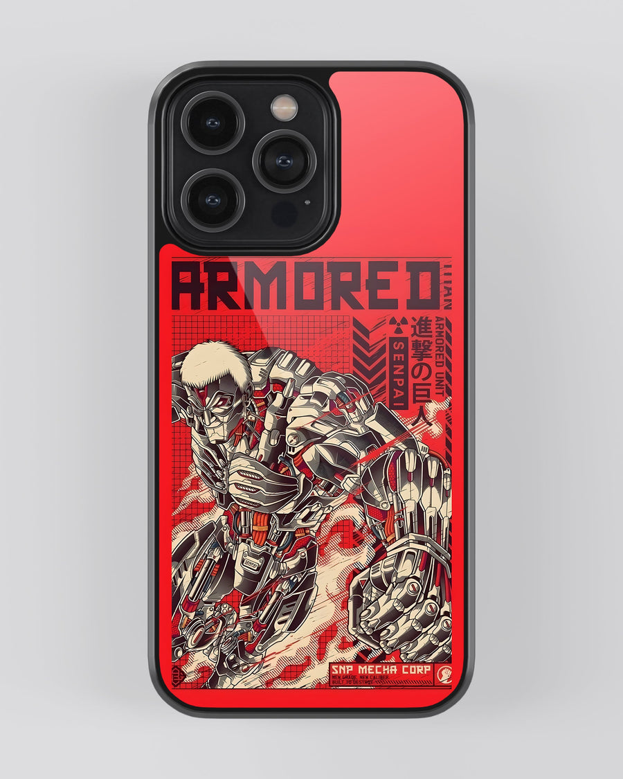 Attack On Titan Glass Mobile Cover