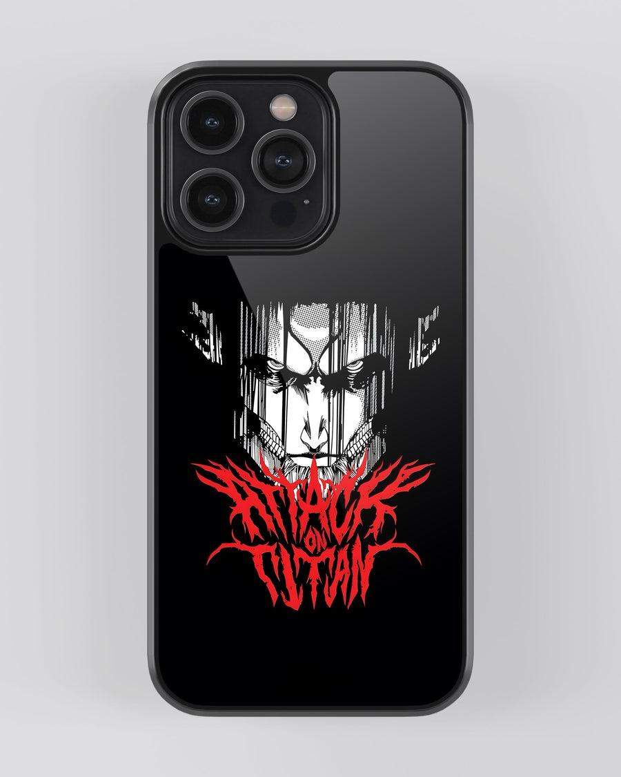 Attack On Titan Glass Mobile Cover