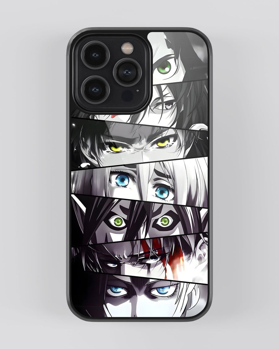 Attack On Titan Glass Mobile Cover