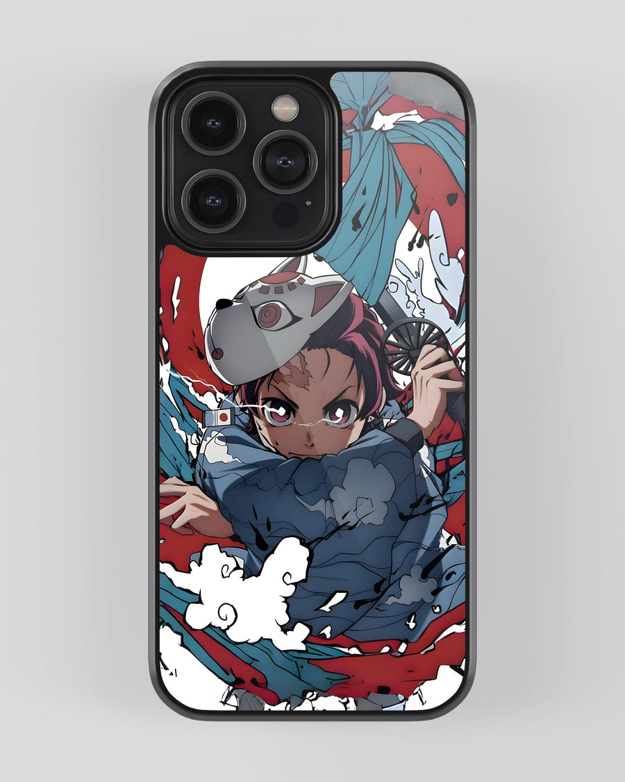 Demon Slayer Glass Mobile Cover