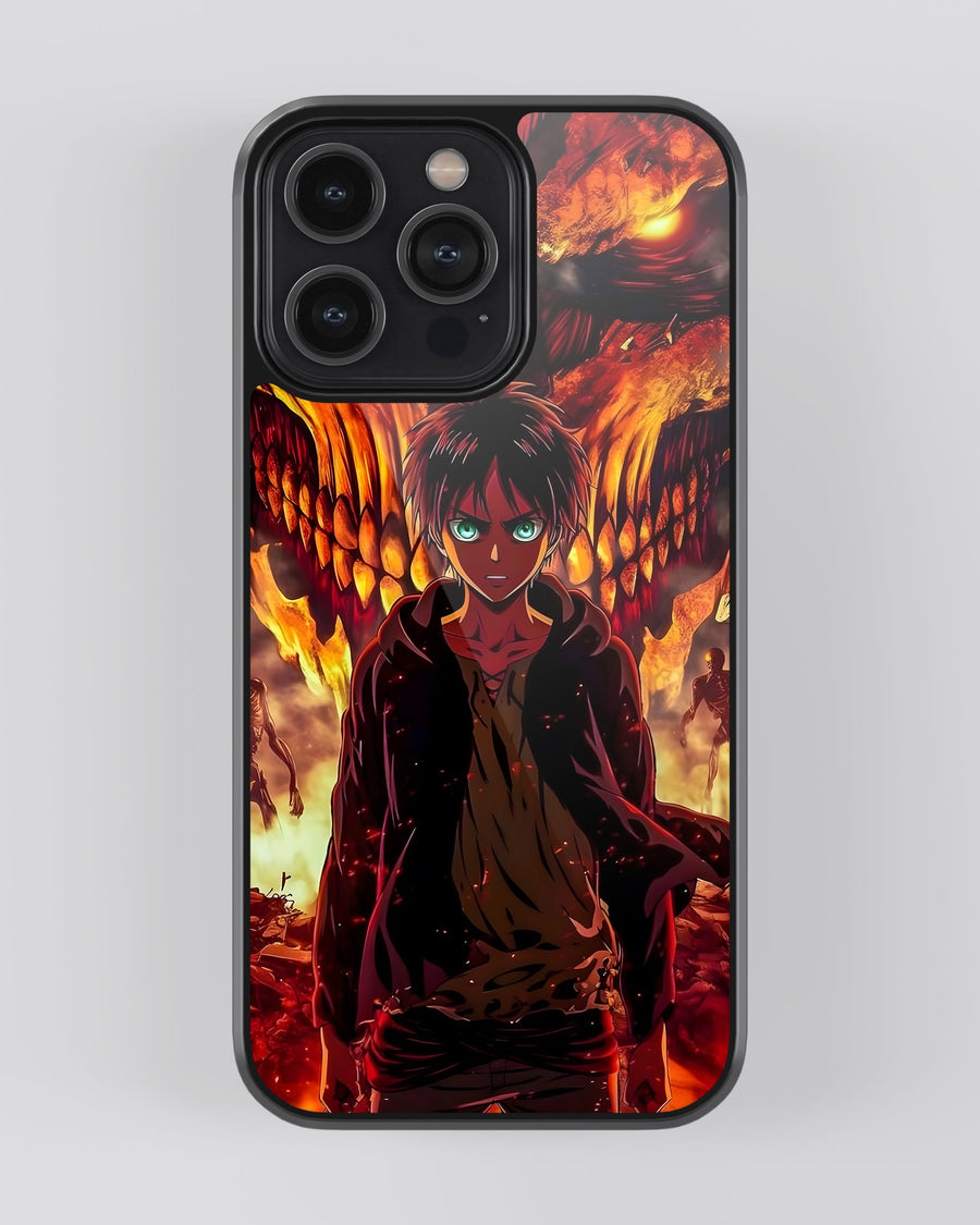 Attack On Titan Glass Mobile Cover