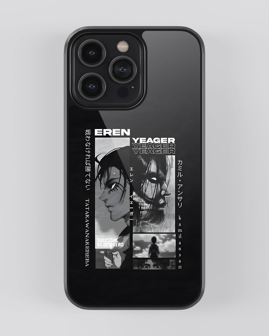 Attack On Titan Glass Mobile Cover