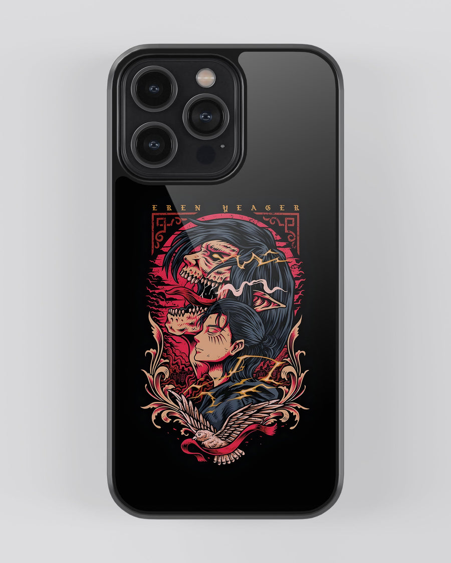 Attack On Titan Glass Mobile Cover