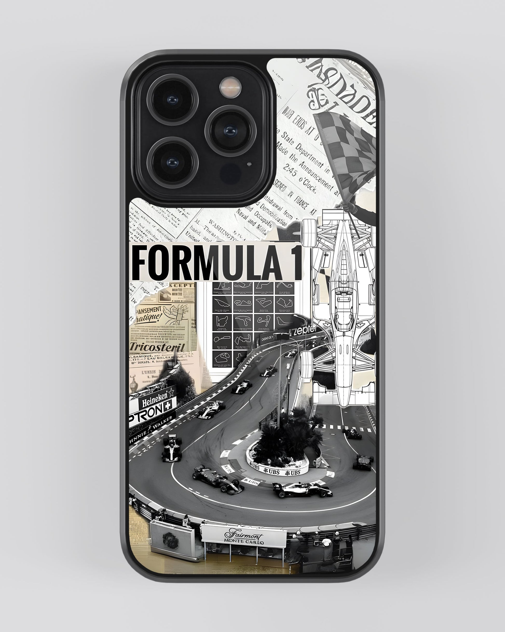 Formula 1 Glass Mobile Cover