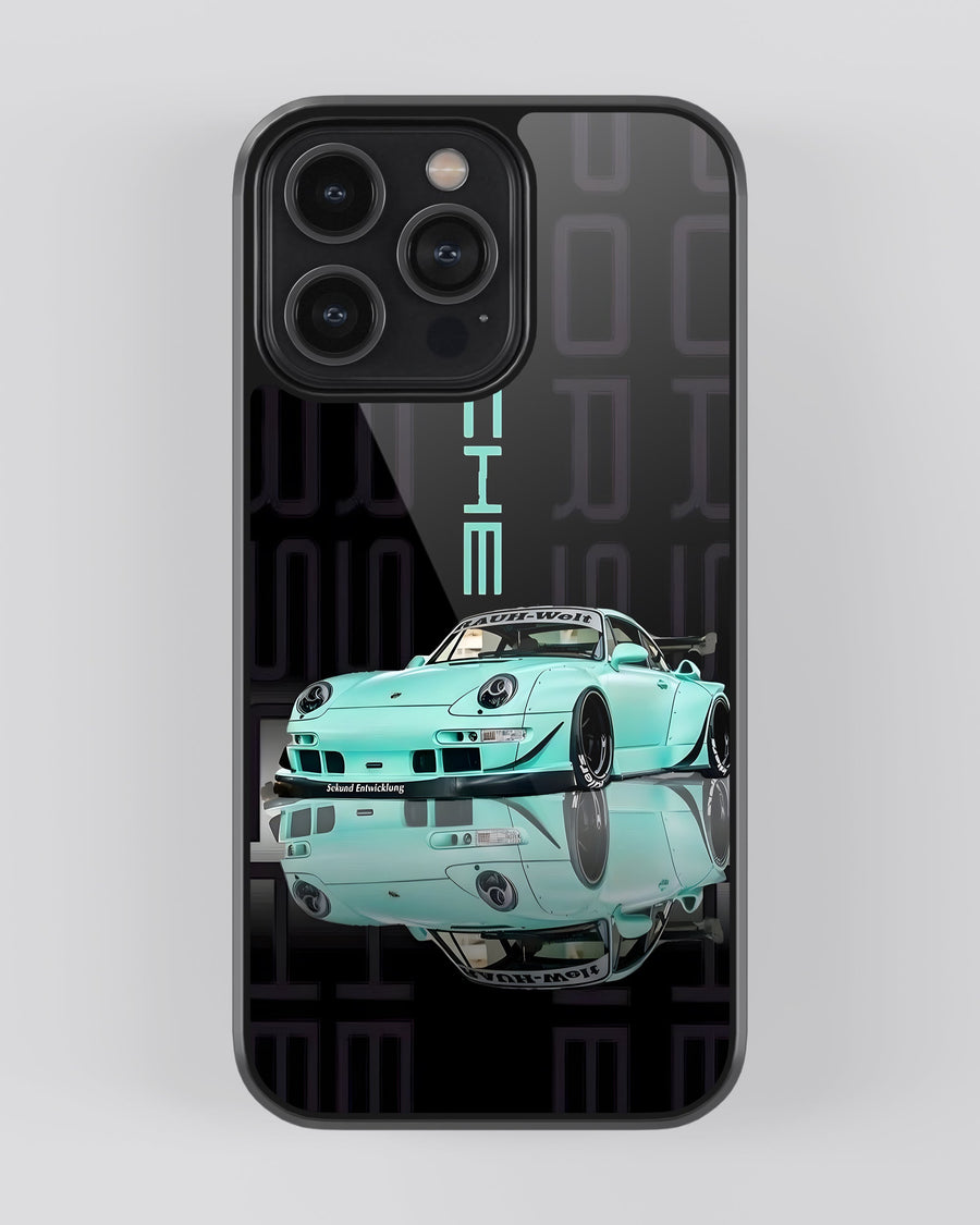 Sports Car Glass Mobile Cover