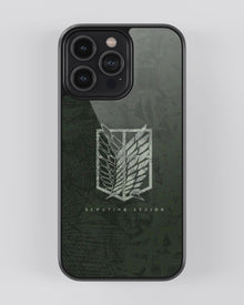 Attack On Titan Glass Mobile Cover