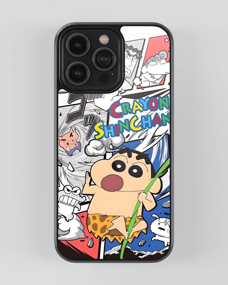 Cartoon Glass Mobile Cover