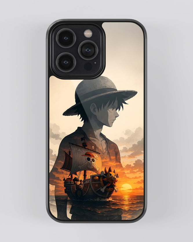 One Piece Mobile Cover (Sundown Luffy)