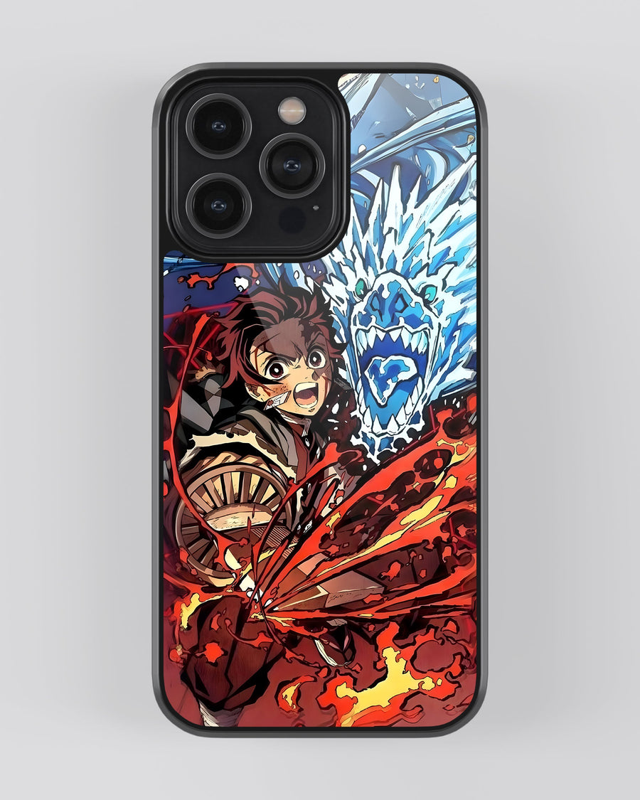 Demon Slayer Glass Mobile Cover