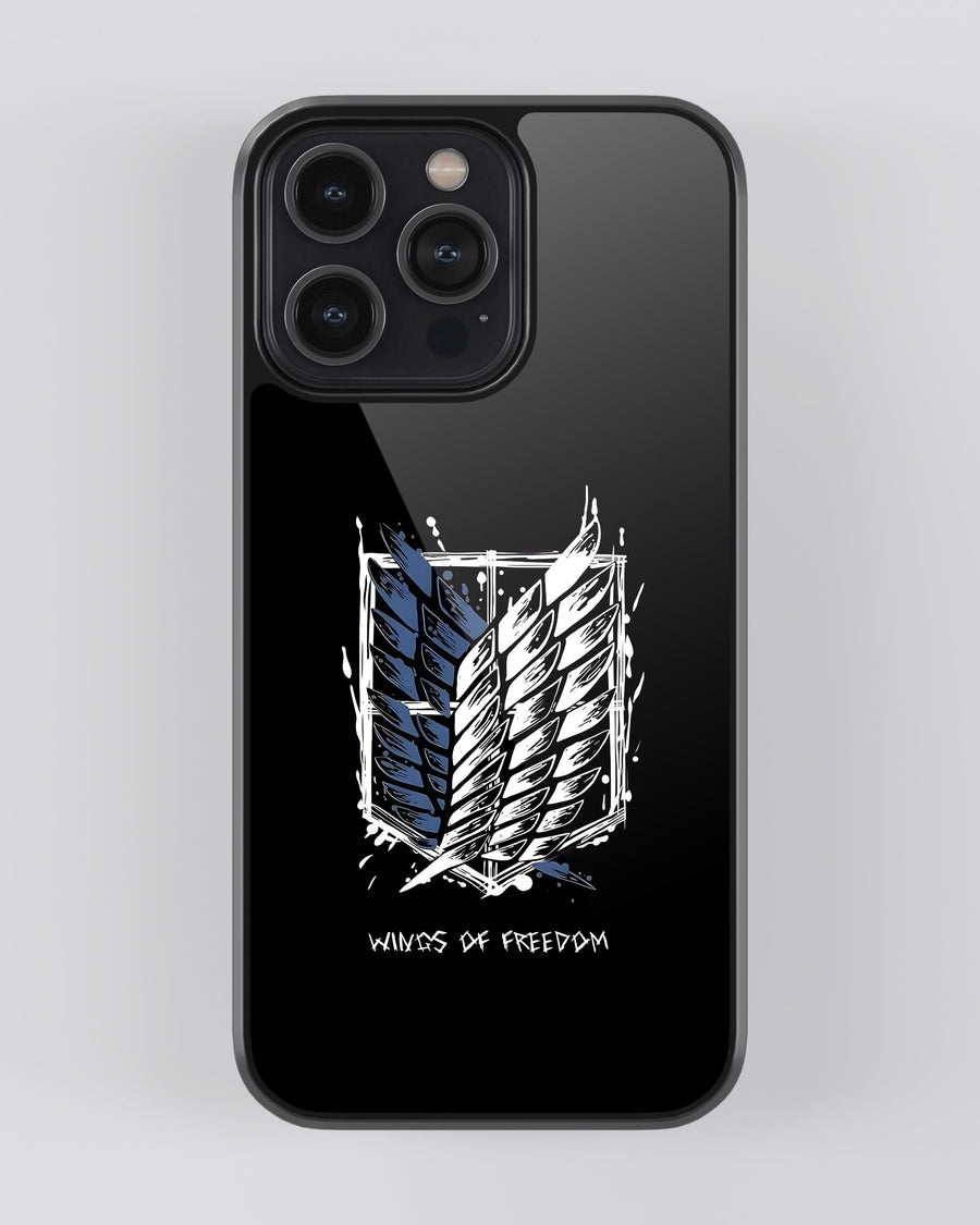 Attack On Titan Glass Mobile Cover