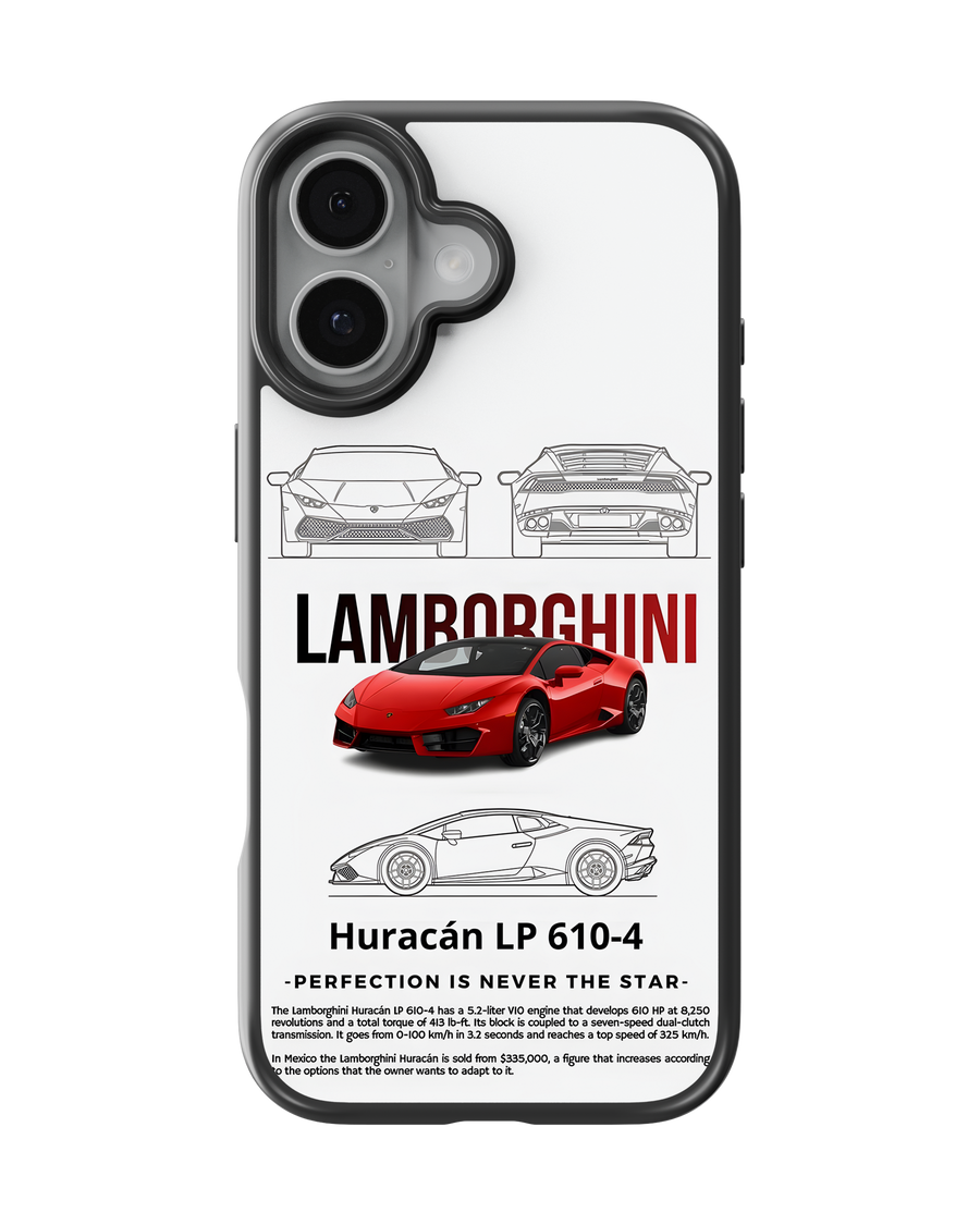 Sports Car Impact Case (Lamborghini Huracan)