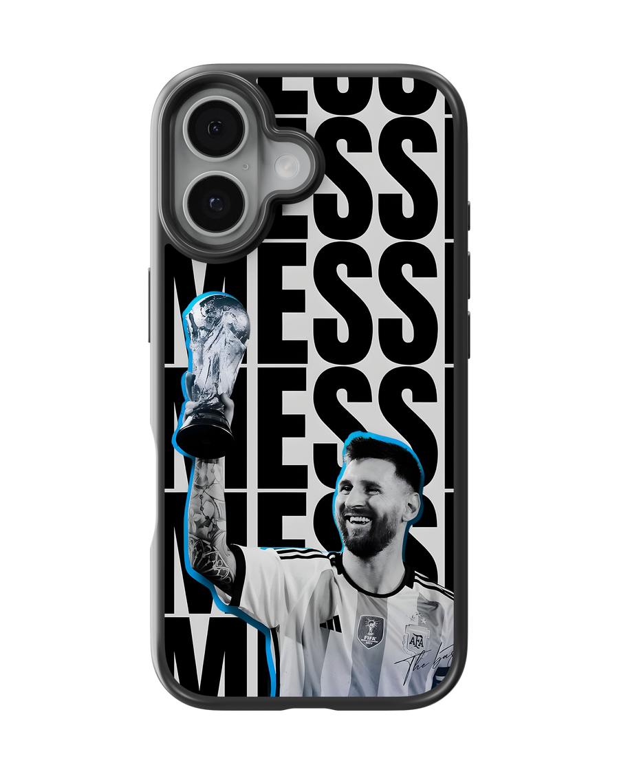 Football Mobile Cover (Messi Messi Messi)