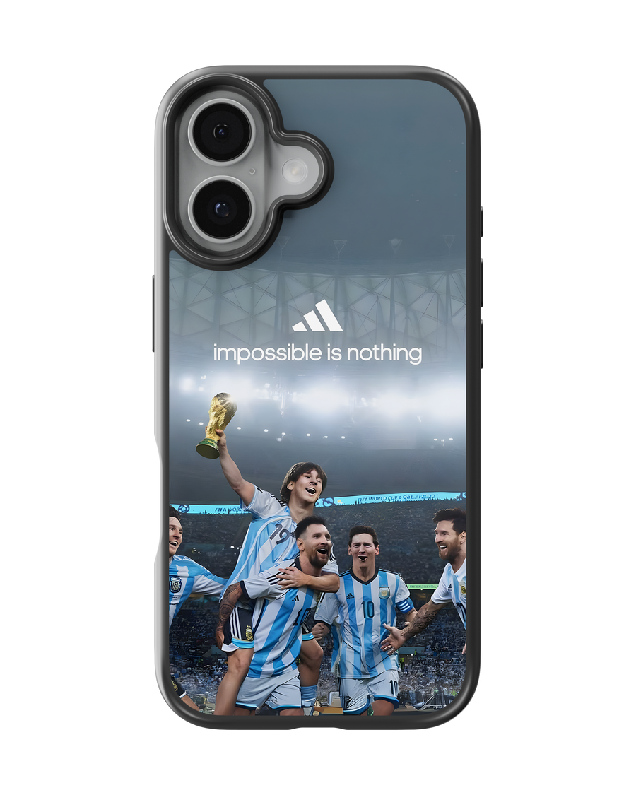 Football Mobile Cover (Messi Nothing is Impossible)