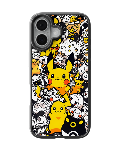 Cartoon Mobile Cover (Pichu Pikachu)