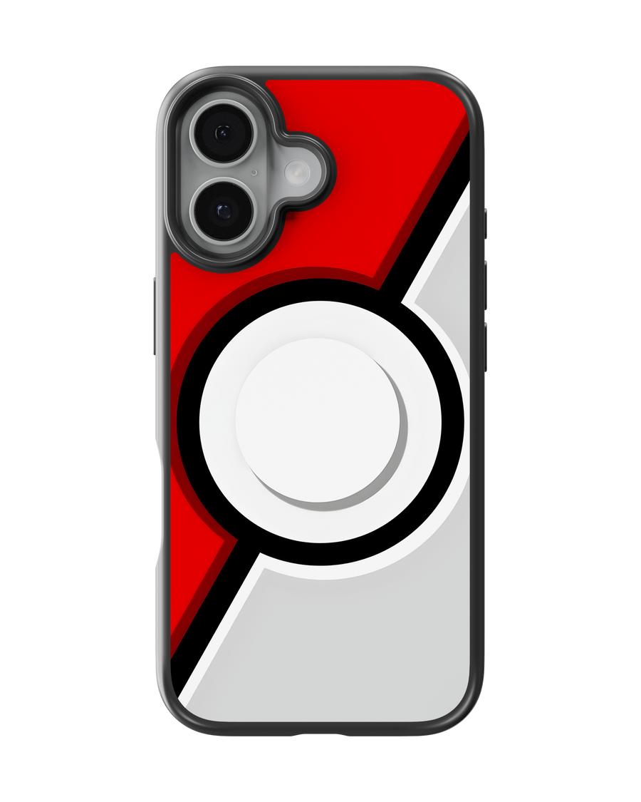 Cartoon Impact Case (Pokeball)