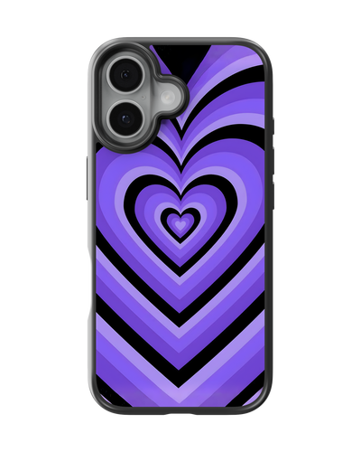 Y2K Mobile Cover (Purple Hearts)