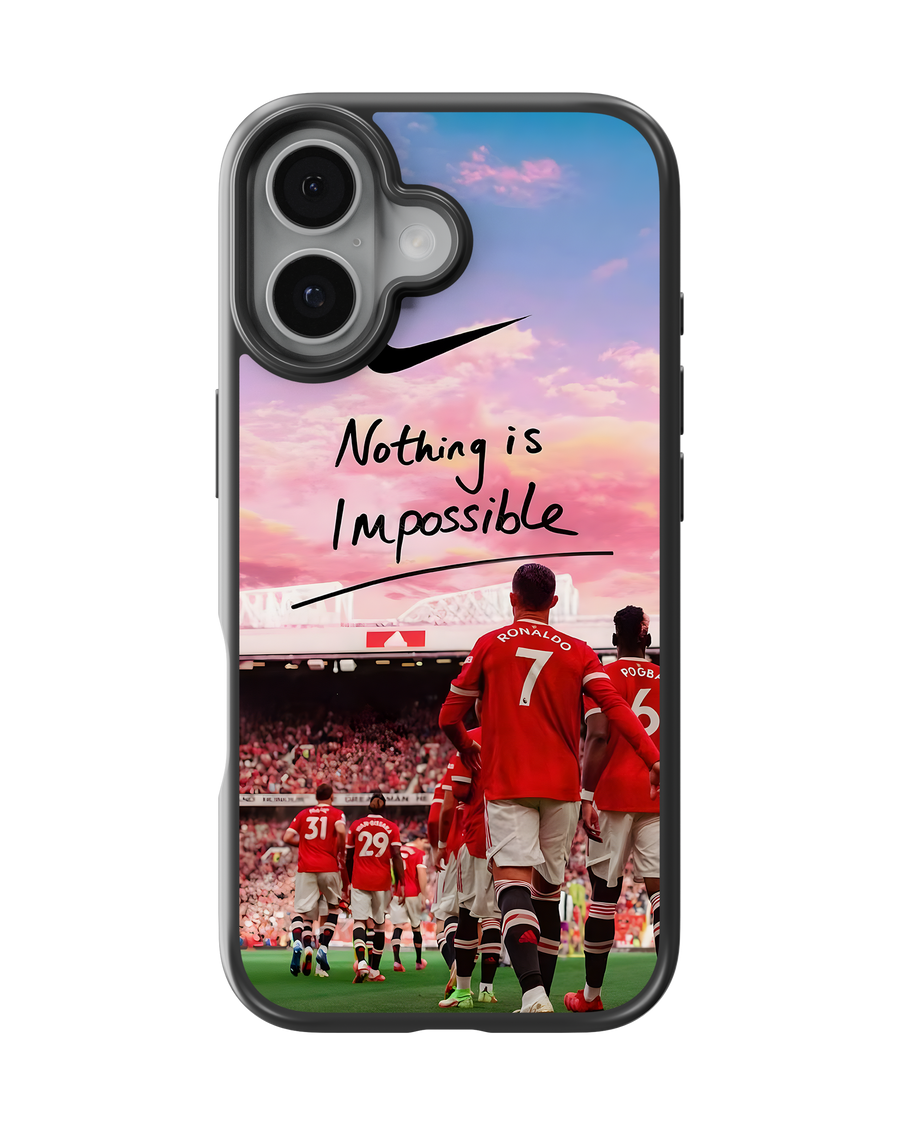 Football Mobile Cover (Ronaldo Nothing is Impossible)