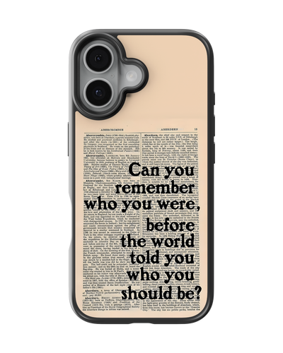 Whispers On Papers Mobile Cover (Who you Were)