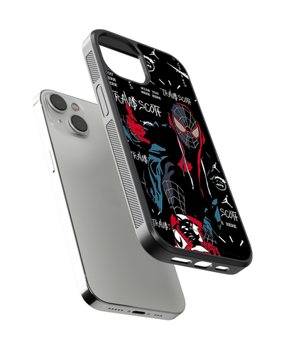 Marvel Mobile Cover (Black Spiderman)