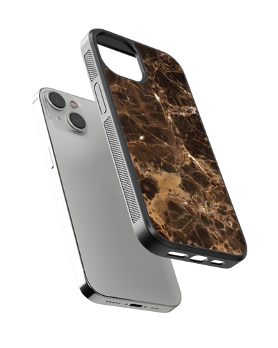 Marbel Mobile Cover (Brown Marbel)