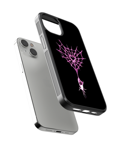 Girls Aesthetic Mobile Cover (Heart Web)