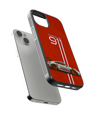 Sports Car Mobile Cover (Porsche 911 Red)