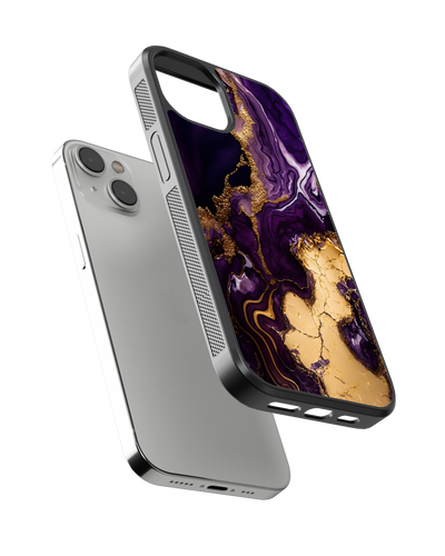 Marbel Mobile Cover (Purple Marbel)