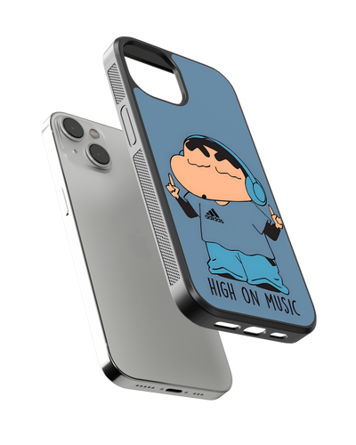 Cartoon Mobile Cover (Shinchan High on Music)